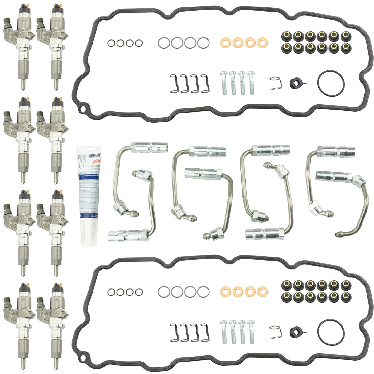 Industrial Injection 01-04.5 Chevrolet Duramax LB7 Stock Bosch Reman Injectors w/ Install Kit