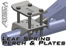 Artec Industries Leaf Spring Perch And Plates (Pair) - 0