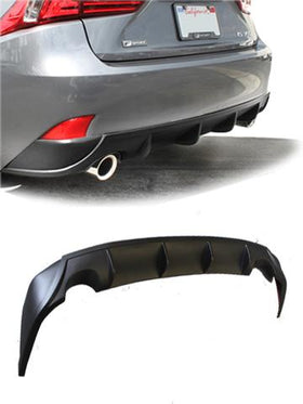 STILLEN 2014-2016 LEXUS IS250. IS350 REAR DIFFUSER [MATTE BLACK]