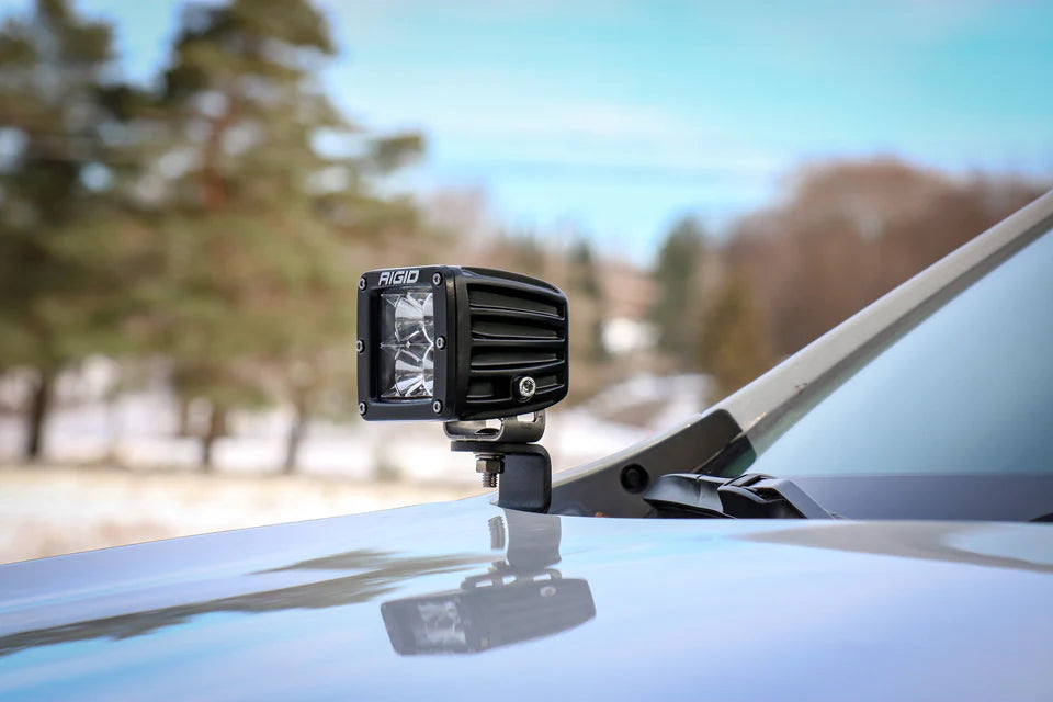 LP Aventure 2015+ Subaru Outback Hood Light Brackets - Bare (Pair) - 0