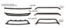 GEN 1 & 2 - BULL LIGHT BAR (BOLT ON) - CAYENNE/TOUAREG/Q7-13