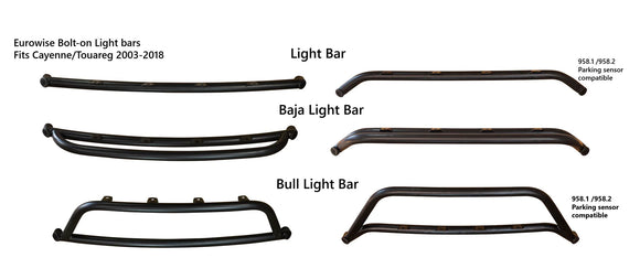 GEN 1 & 2 - BULL LIGHT BAR (BOLT ON) - CAYENNE/TOUAREG/Q7