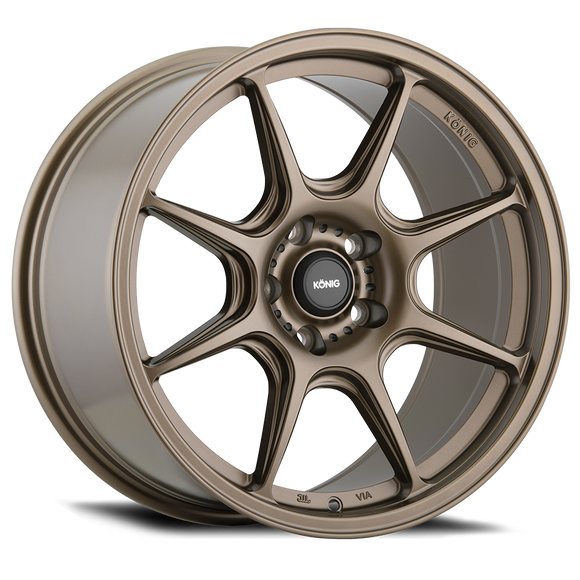 KONIG LOCKOUT 16 X 7.5 +40 5 X 114.3 CB73.1 MATTE BRONZE
