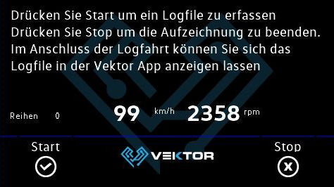 Vektor Technik Digital Data Display Gauge For VW MK7 GTI & Golf R (Antenna)