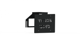 Road Armor 3.6in Offset Fairlead Mount - Tex Blk