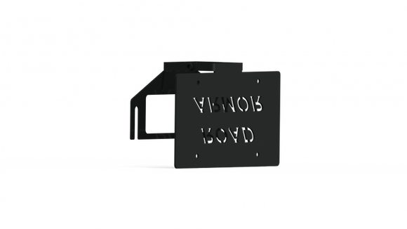 Road Armor 3.6in Offset Fairlead Mount - Tex Blk