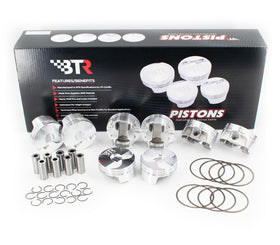 BTR CP PISTON & RING SET - GEN V LT - 4.070" - BORE - 3.860" STROKE - 6.125" ROD - 6CC DISH - BTRCP-LT40701180-DSH-8