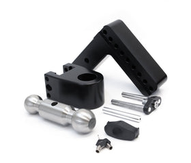 Weigh Safe 8in Drop Hitch w/Built-in Scale & 2.5in Shank (10K/22K GTWR) w/WS05 - Steel - 0