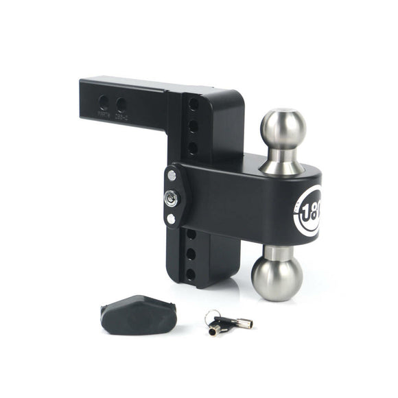 Weigh Safe 8in Drop Hitch w/Built-in Scale & 2.5in Shank (10K/22K GTWR) w/WS05 - Steel
