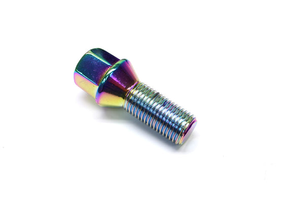 Lug Bolt Cone Seat 14x1.5 - (Full set of 20) - Neo Chrome