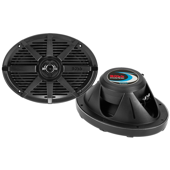 Boss Audio Systems Marine 6in x 9in Speakers / 350 Watts Per Pair / 2 Way