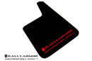 Rally Armor Universal Fit (No Hardware) Motorsport Spec Black UR Mud Flap Red Logo-1