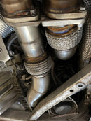 MAD BMW S55 3.5" Fat Boy Downpipes M2C M3 M4 W/ Flex Section-2