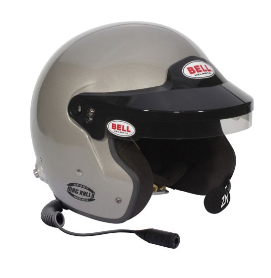 Bell Mag Rally FIA8859 V15 (RADIO) - Size 61+ (Titanium Silver)