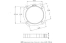 Magnus Nissan R35 GTR 74mm Bosch to OEM Throttle Body Adaptor (MMCINT2019)-2