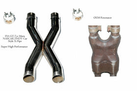 Fabspeed Maserati Quattroporte Resonator Bypass X-Pipe (2004-2007) - 0