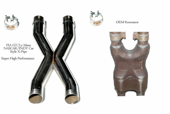 Fabspeed Maserati Quattroporte Resonator Bypass X-Pipe (2004-2007)