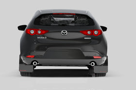 Rally Armor 19-26 Mazda3 Hatchback Black UR Mud Flap w/Red Logo - 0