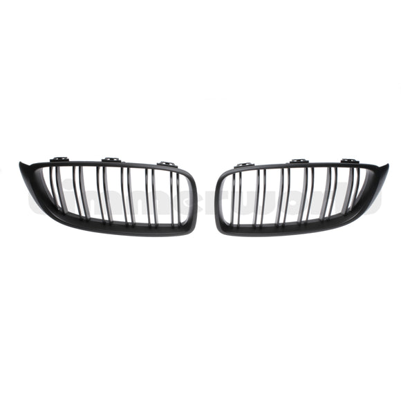 Matte Black Front Grilles - F3X 4 Series, F80 M3, F82 M4 - Dual Slats