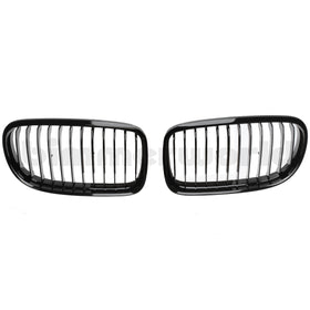 Gloss Black Front Grilles - E90 Sedan, E91 Wagon (LCI) 2009-2011