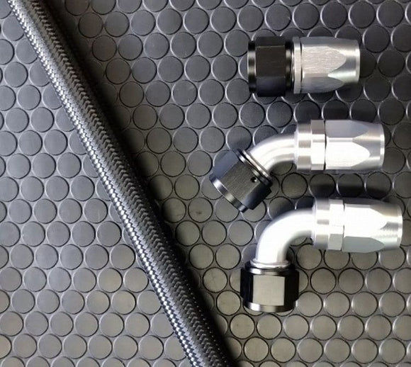 OIL COOLER KIT S-TYPE ZN6/ZC6 GTSC/BOT BLACK HOSE