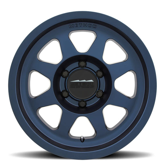 Method MR701 17x8.5 0mm Offset 6x5.5 106.25mm CB Bahia Blue Wheel