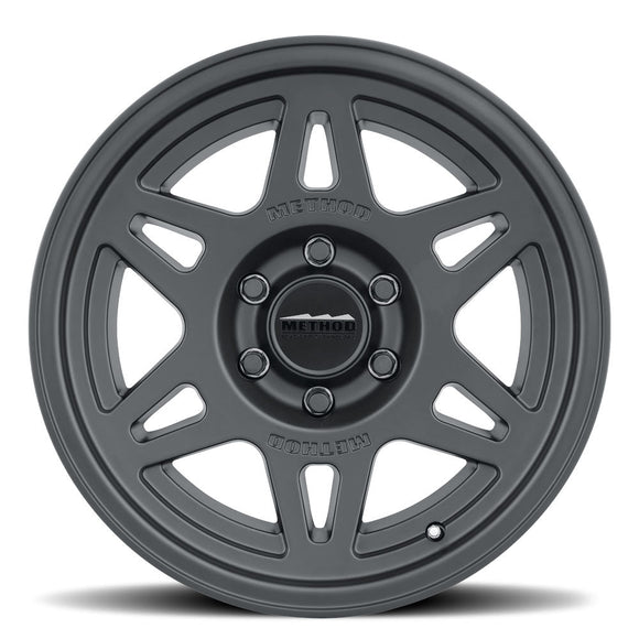 Method MR706 Bead Grip 17x8.5 25mm Offset 6x120 120mm Matte Black Wheel