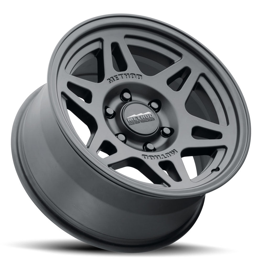 Method MR706 Bead Grip 17x8.5 25mm Offset 6x120 120mm Matte Black Wheel