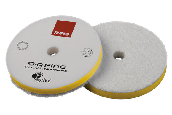 RUPES D-A Fine Microfiber Pad (Yellow) 130mm
