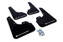 Rally Armor 10-13 Mazda3/Speed3 (Hatch/Sedan) Black UR Mud Flap w/White Logo-1