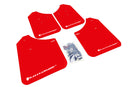 Rally Armor 02-07 Subaru WRX/STI/RS/2.5i (Wagons Req. Mod.) Red UR Mud Flap w/White Logo-1
