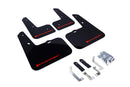 Rally Armor 12-18 Hyundai Veloster Black UR Mud Flap w/ Red Logo-1