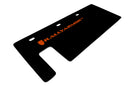 Rally Armor 15-24 Polaris Slingshot Rear Swingarm Black UR Mud Flap w/Orange Logo (MOQ 200 PCS)-1