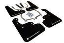 Rally Armor 17-23 Subaru Impreza 4D/5D Black UR Mud Flap w/White Logo-1