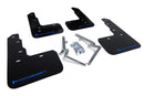 Rally Armor 17-22 Honda Civic Type R Black UR Mud Flap w/Blue Logo-1
