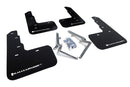 Rally Armor 17-22 Honda Civic Type R Black UR Mud Flap w/White Logo-1