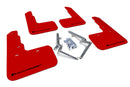 Rally Armor 17-22 Honda Civic Type R Red UR Mud Flap w/Black Logo-1