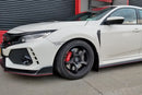 Rally Armor 17-22 Honda Civic Type R White UR Mud Flap w/Red Logo-5