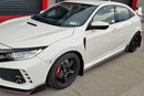 Rally Armor 17-22 Honda Civic Type R White UR Mud Flap w/Red Logo-6