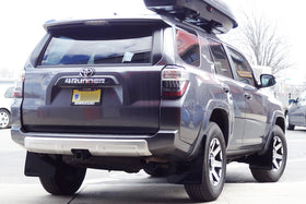 Rally Armor 12-24 Toyota 4Runner Black UR Mud Flap w/Grey Logo - 0