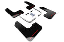 Rally Armor 19-22 Hyundai Veloster N Black UR Mud Flap w/ Red Logo-1