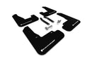 Rally Armor 19-21 Hyundai Elantra GT N Line/i30 Black UR Mud Flap w/White Logo-1
