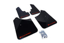 Rally Armor 03-08 Subaru Forester Black UR Mud Flap w/ Red Logo-1
