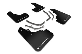 Rally Armor 19-26 Mazda3 Hatchback Black UR Mud Flap w/White Logo