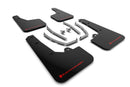 Rally Armor 22-24 Hyundai Tucson Black UR Mud Flap w/Red Logo-1