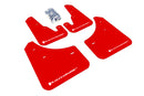 Rally Armor 04-09 Mazda3/Speed3 Red UR Mud Flap w/ White Logo-1