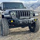 NEW Aluminum Mid Front Bumper For Jeep JL / JT-13