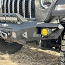 NEW Aluminum Mid Front Bumper For Jeep JL / JT-12
