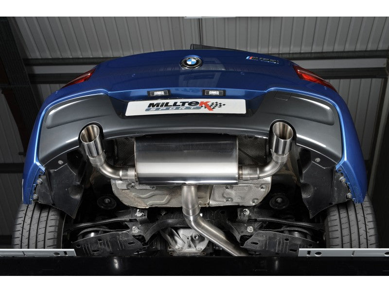 MILLTEK CAT-BACK BMW 1 SERIES 2012 2020 ROAD. POLISHED TIPS - 0