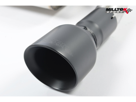 MILLTEK CAT-BACK VOLKSWAGEN GOLF 2013 2016 US-VERSION. MATT-BLACK TIPS